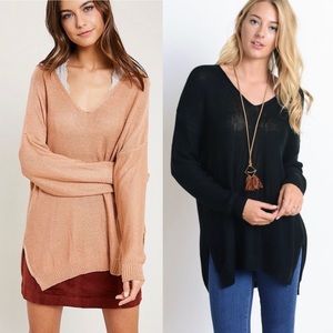 NWT women’s spring knit sweater tunic top